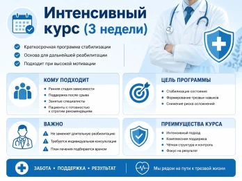 Реабилитация за 21 день в Абатском